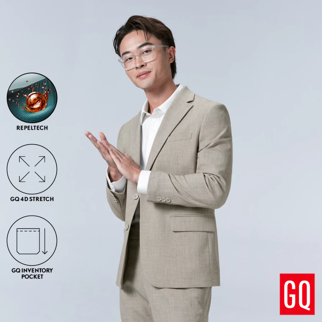 รีวิว GQ Perfect Blazer™ Relax Fit Collection เบลเซอร์สะท้อนน้ำ ผ้ายืด 4 ทิศ Image1