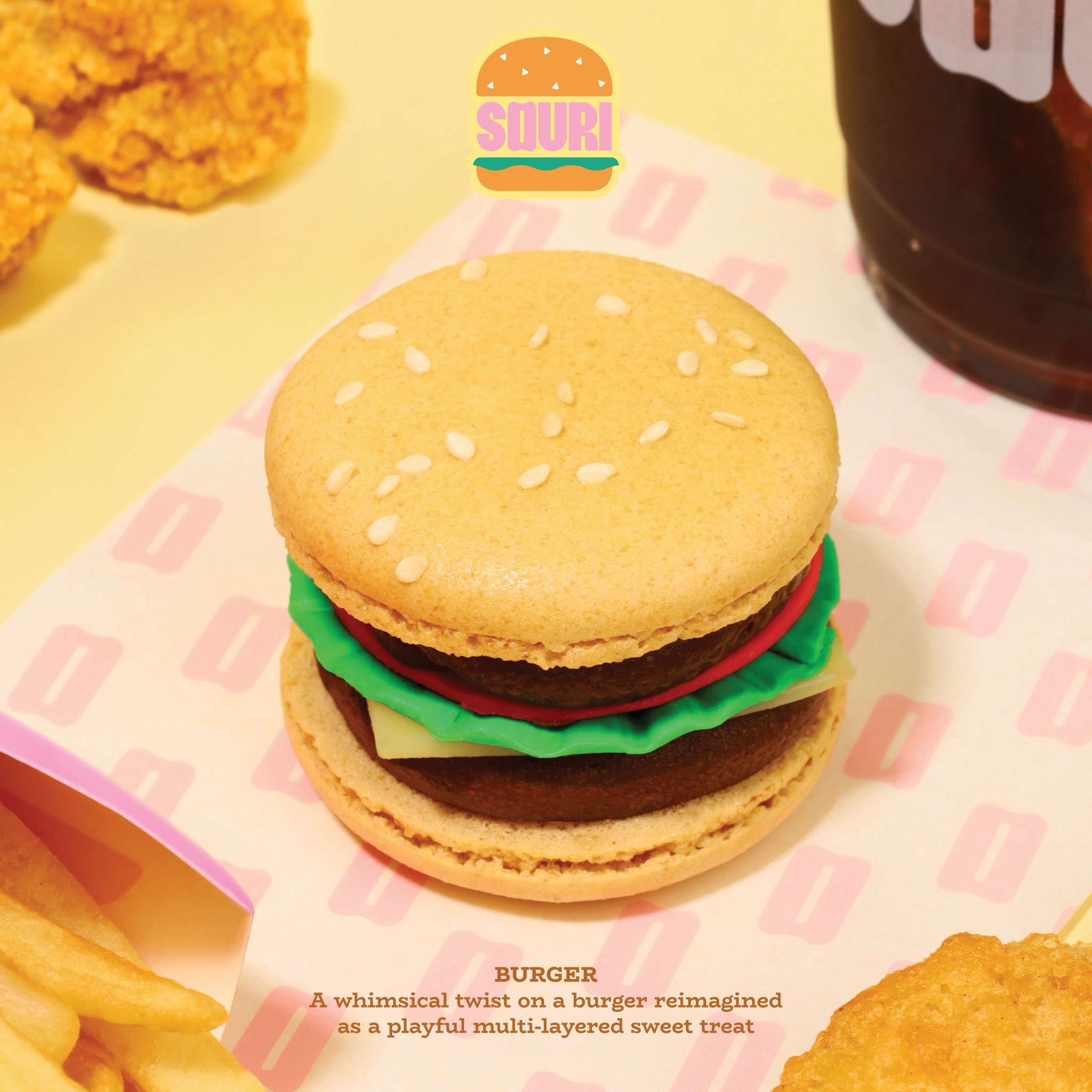 Souri x Burger Fatcaron เมื่อ “เบอร์เกอร์” ไม่ได้เอาไว้กินเป็นของคาวอีกต่อไป  Image1