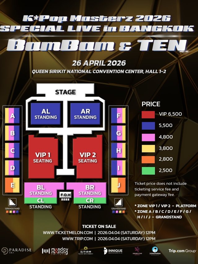 K-Pop Masterz 2026 Bambam x Ten เวทีที่แฟนคลับรอคอย