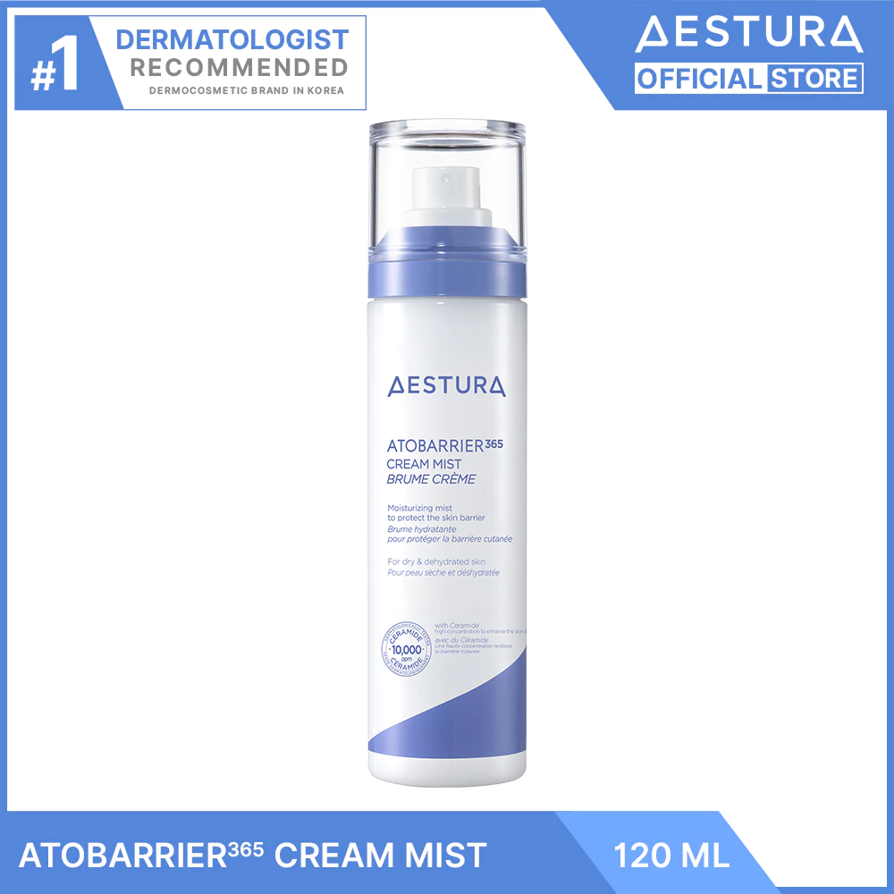 AESTURA Atobarrier365 Cream Mist สเปรย์ชุ่มชื้นสาย barrier ฟื้นผิวแบบไม่หนักหน้า Image1