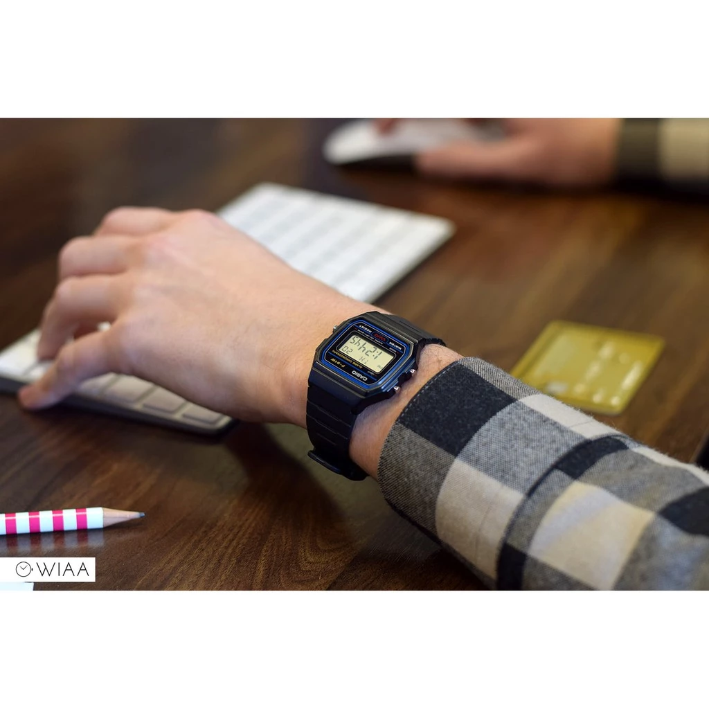 Casio Vintage F Series นาฬิกาดิจิทัลตัวจบสายเรียบ ใส่ง่าย ใช้จริงทุกวัน Image3