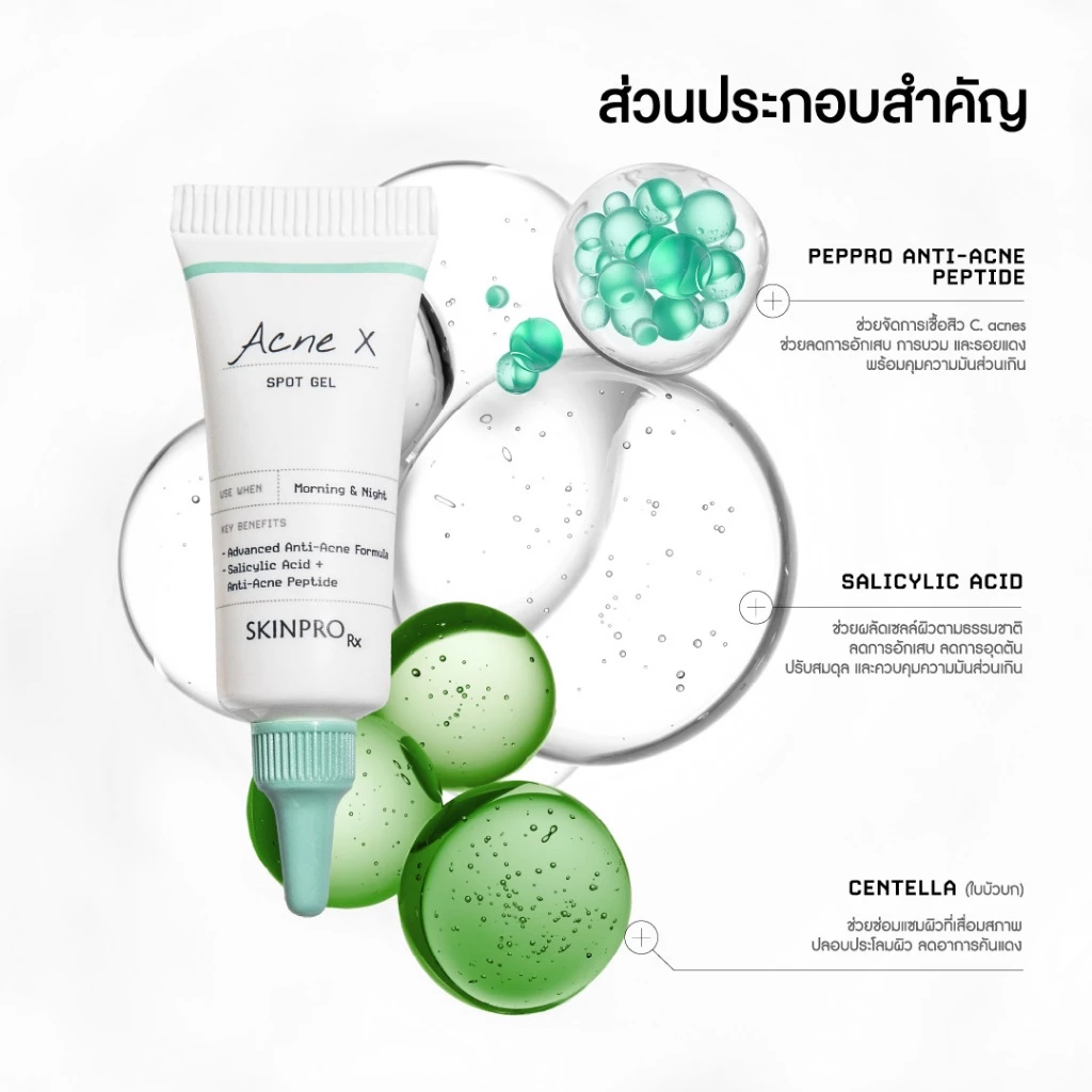 SKINPRO Rx SET Acne X เซ็ตดูแลสิวครบขั้นตอน ใช้ง่าย แต่ไม่ใช่สายแรง Image4