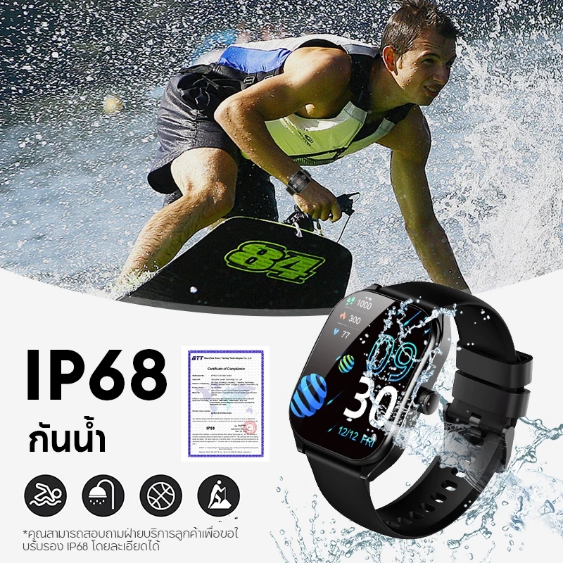 Aolon Curve 2.01" Smartwatch จอโค้งสายคุ้ม ฟีลพรีเมียมในงบประหยัด Image3