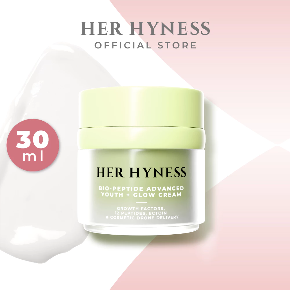 HER HYNESS Bio-Peptide Advanced Youth + Glow Cream ครีมสายผิวฟู ลดริ้วรอย + ผิวใสในตัวเดียว Image2