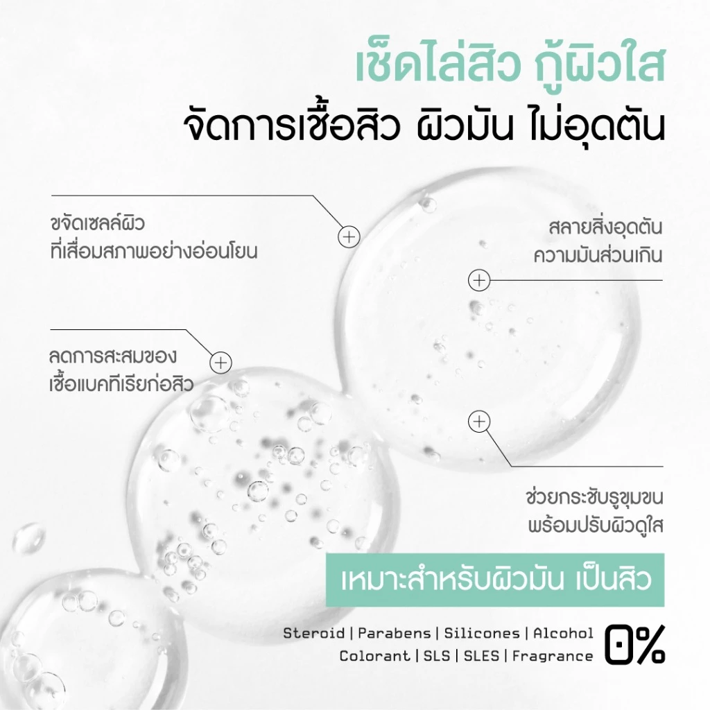SKINPRO Rx Acne X Toner โทนเนอร์สายสิว ล้างต่อ + ลดมัน + ผลัดผิวเบา ๆ Image2