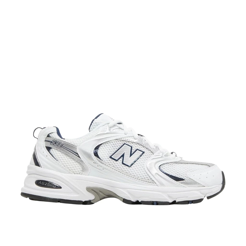 New Balance 530 White Silver Navy รองเท้าลุควินเทจ ใส่สบาย ใช้ได้ทุกวัน Image3