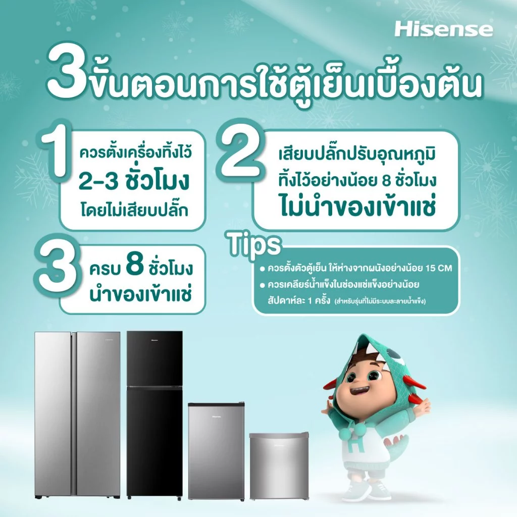 Hisense ER92B / RR121D4TGN ตู้เย็นไซซ์เล็ก ประหยัดพื้นที่ ใช้งานพื้นฐาน Image2