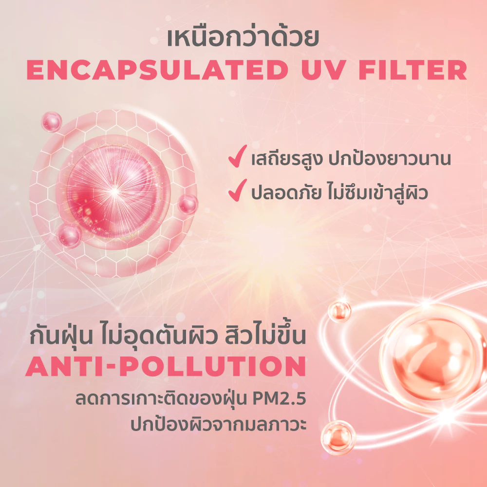 HER HYNESS HYA+ Water Sunscreen กันแดดสายผิวชุ่มชื้น บางเบา เหมาะกับผิวแพ้ง่าย Image4