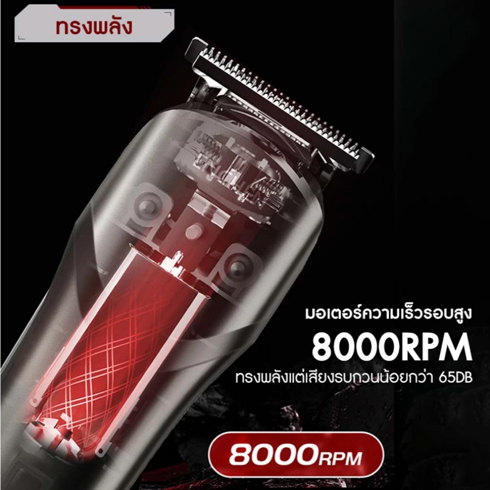 ENCHEN Beardo 2 Trimmer ปัตตาเลี่ยนไฟฟ้าสายคุ้มค่า ตัดเรียบ ใช้ง่าย พกสะดวก Image2