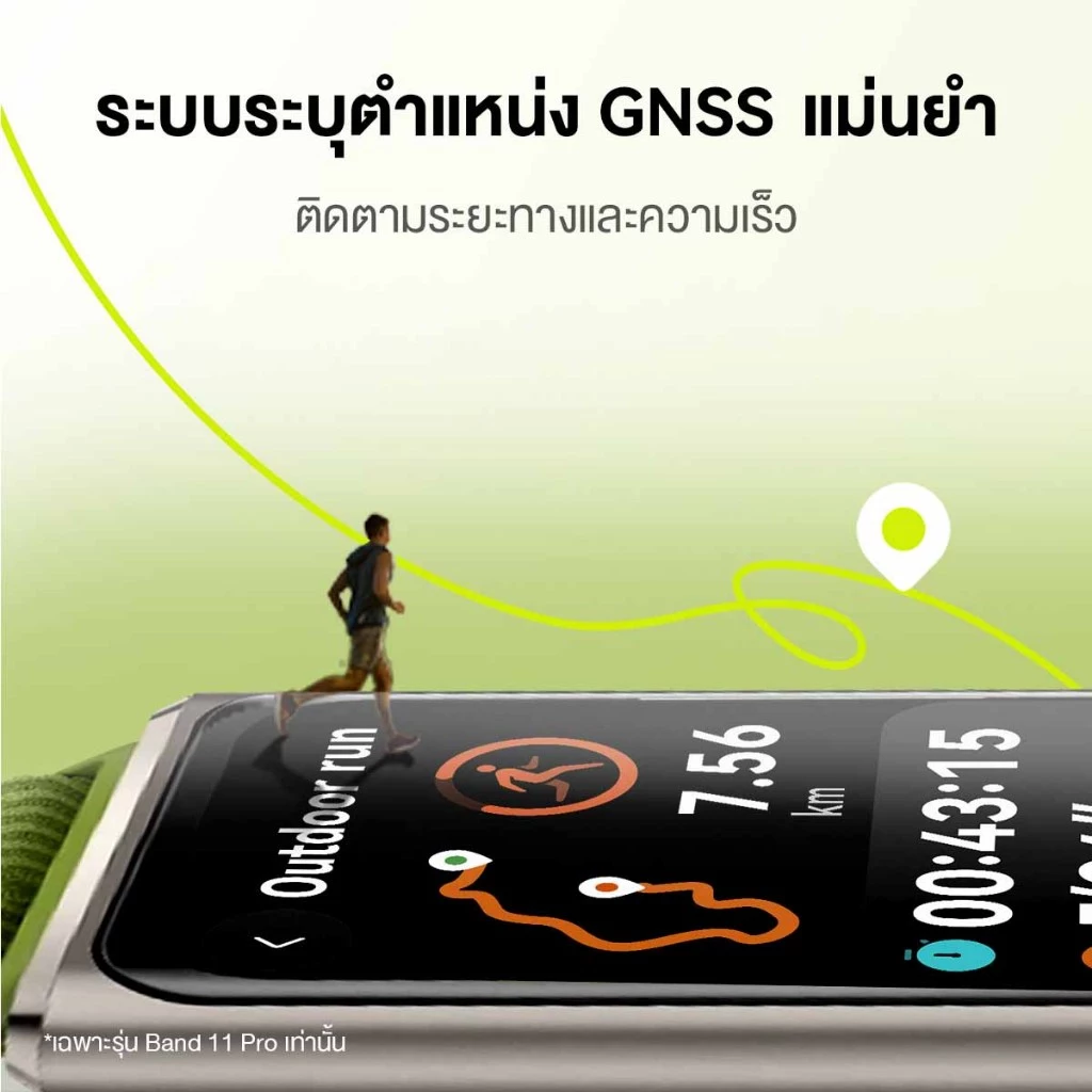 HUAWEI Band 11 สมาร์ทแบนด์หน้าจอใหญ่ เบา ใส่สบาย เน้นใช้งานสุขภาพทุกวัน Image2