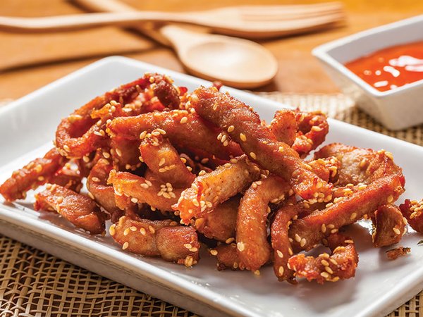 ของทอดยอดนิยมในตลาดนัด