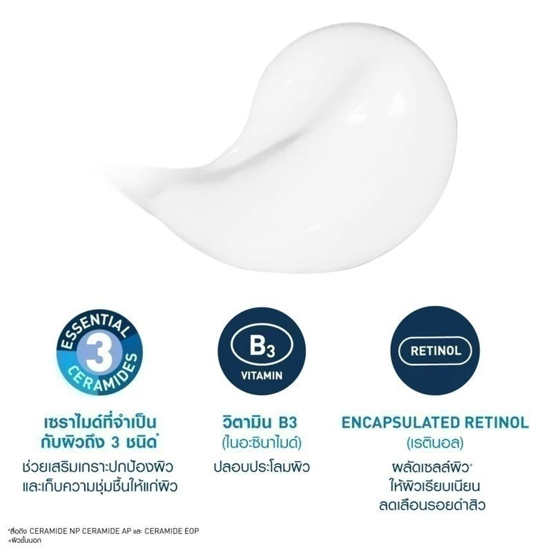 CeraVe Resurfacing Retinol Serum เซรั่มเรตินอลสายสิว ลดรอยดำ ผิวเรียบขึ้นแบบค่อยเป็นค่อยไป Image2