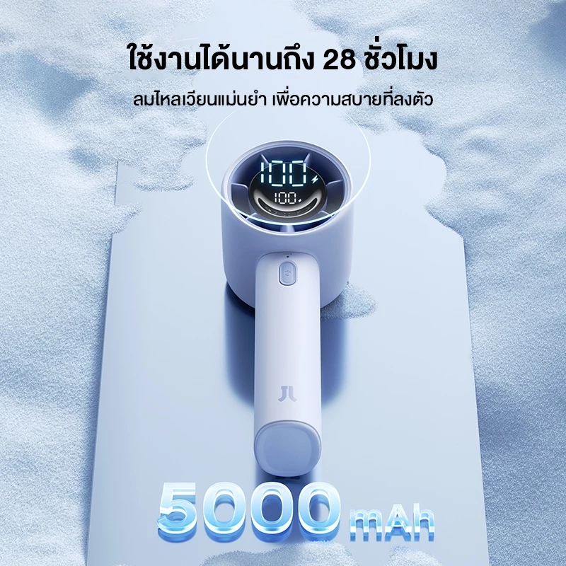 JisuLife Life10S พัดลมมือถือสายแรง แบตอึด ใช้งานจริง พกง่าย Image2