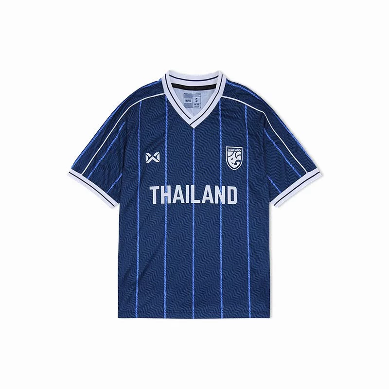 WARRIX Thailand Lifestyle Oversize Jersey 2024/25 เสื้อคอวีสายแฟ ใส่หลวม เท่แบบลำลอง ไม่เน้นแข่ง Image2