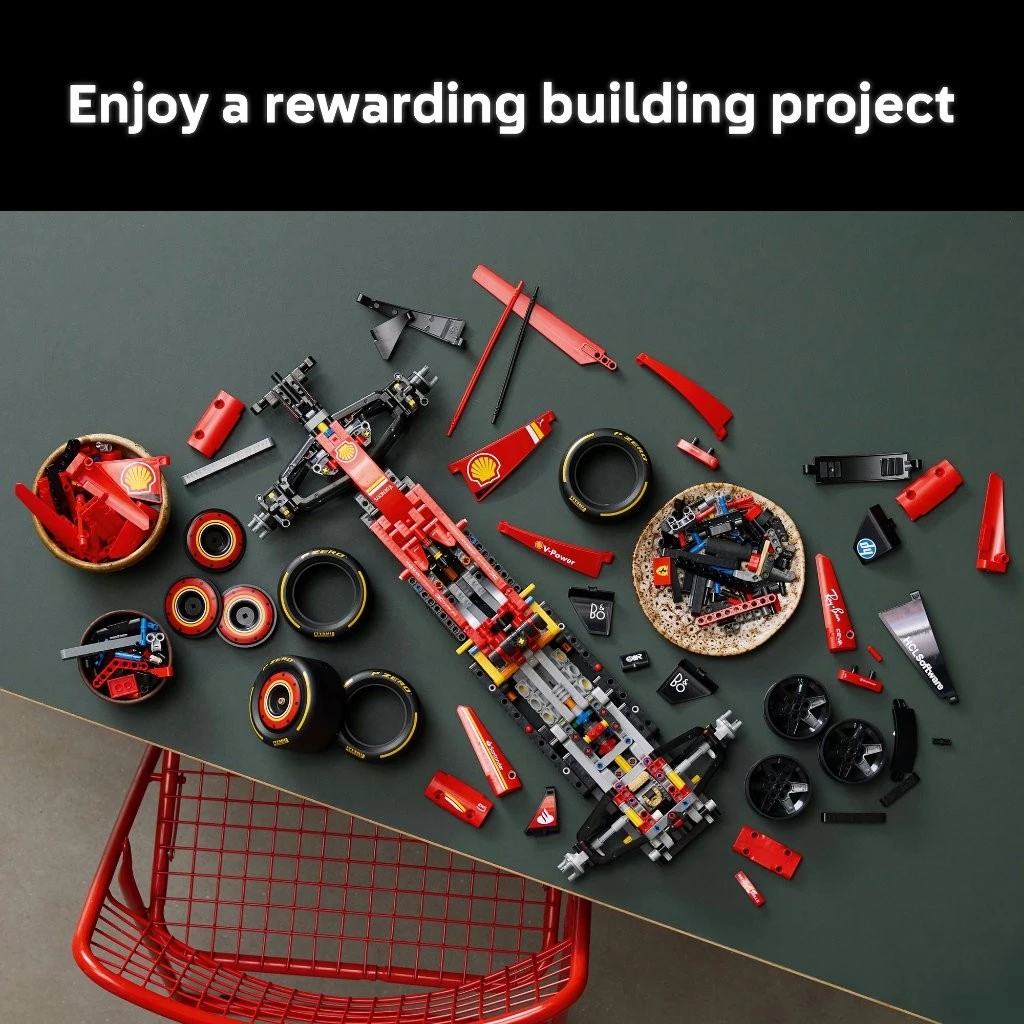 LEGO Technic Ferrari SF-24 F1 Car 42207 ชุดตัวต่อสายจริงจัง รายละเอียดแน่น เหมาะทั้งสะสมและตั้งโชว์ Image3
