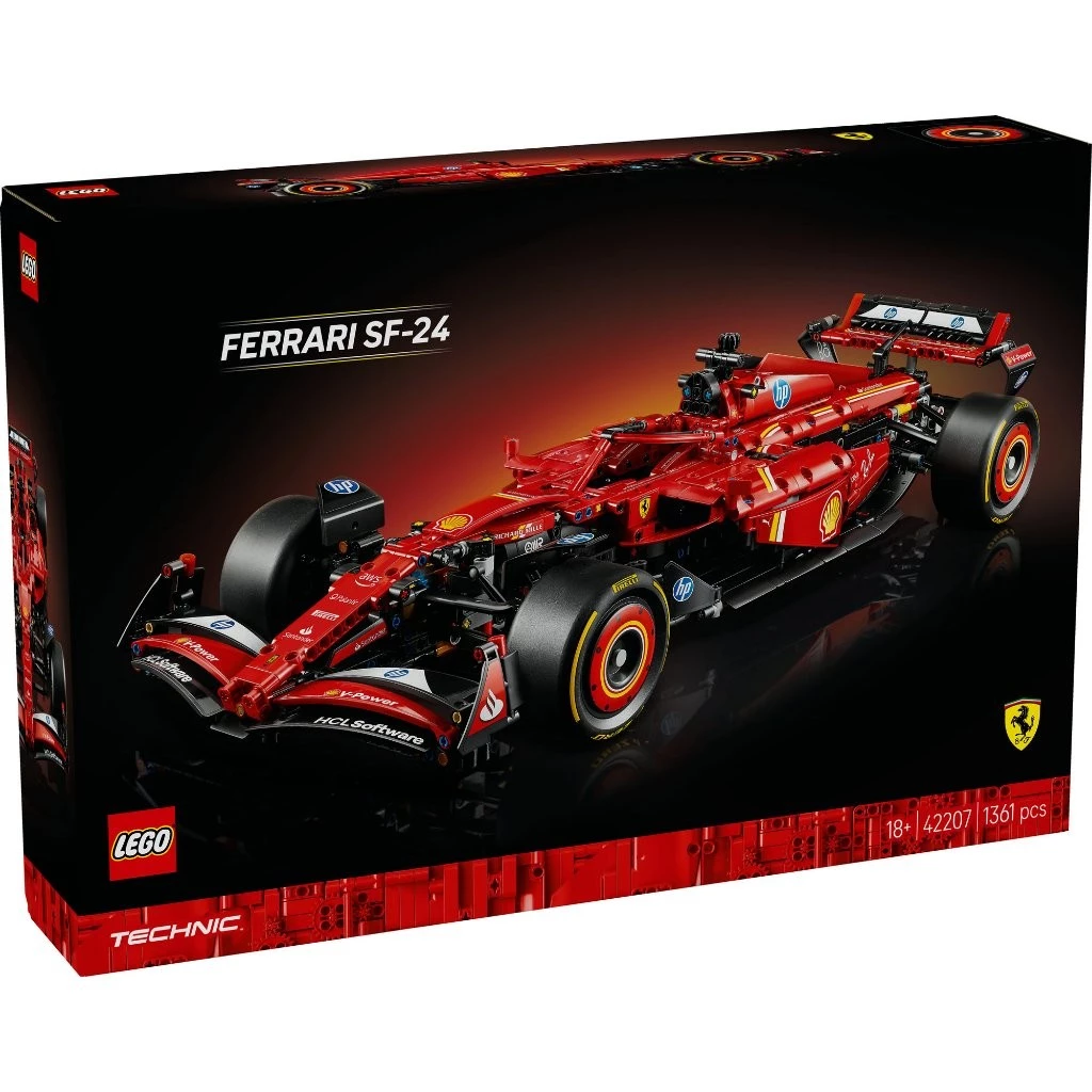 LEGO Technic Ferrari SF-24 F1 Car 42207 ชุดตัวต่อสายจริงจัง รายละเอียดแน่น เหมาะทั้งสะสมและตั้งโชว์ Image2