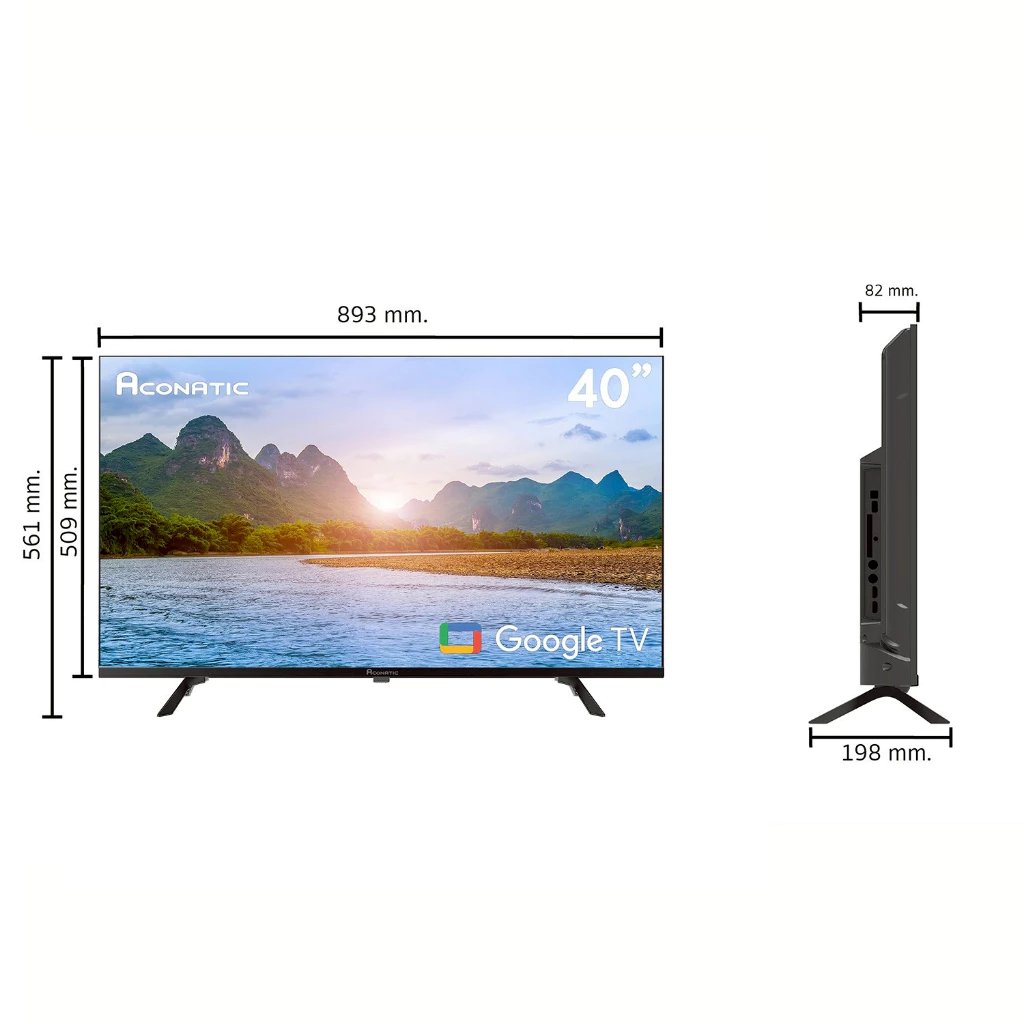ACONATIC 40HS800AN Smart TV 40 นิ้ว (Google TV) Image3