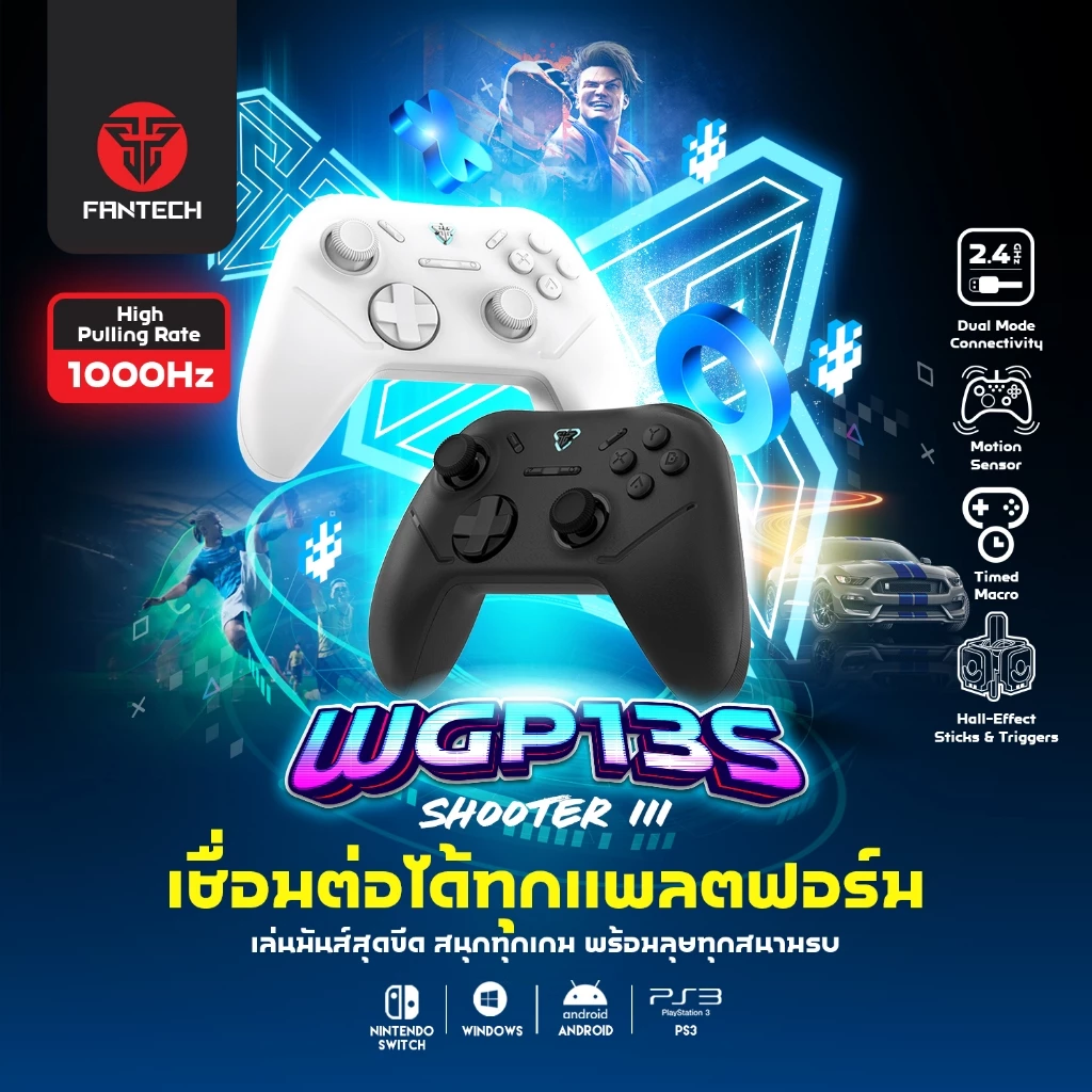 FANTECH WGP13S จอยไร้สายฟีล Xbox คุ้ม เล่นลื่น Image2