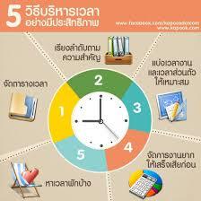 วิธีจัดการเวลาให้มีประสิทธิภาพมากขึ้น