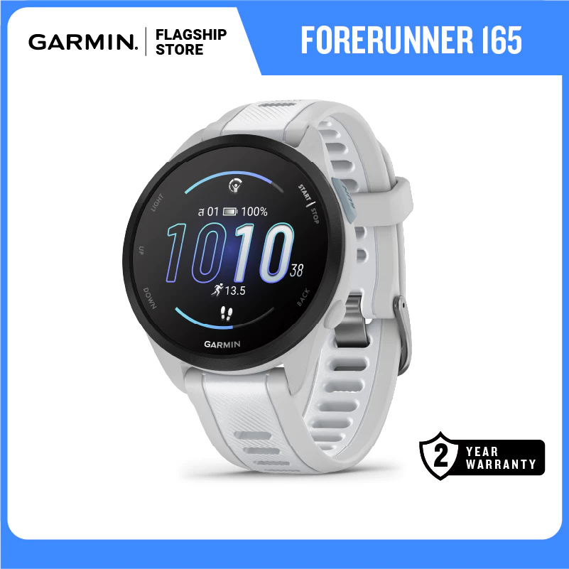 Garmin Forerunner 165 นาฬิกาวิ่ง ฟีเจอร์ครบ ใช้ง่าย เหมาะสายออกกำลังกาย Image1