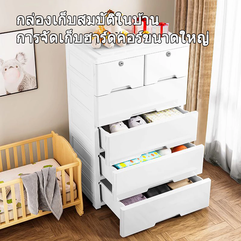 LESS ตู้ลิ้นชักข้างเตียง จุเยอะ แข็งแรง จัดห้องเป็นระเบียบง่าย Image3