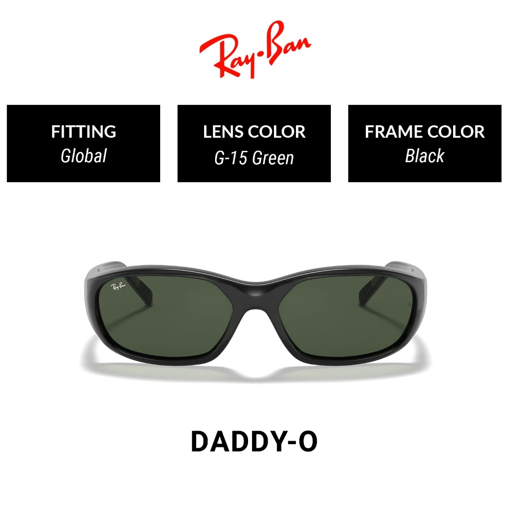 Ray-Ban Daddy-O RB2016 แว่นกันแดดทรงสปอร์ต เท่คลาสสิก ใส่ได้ทุกลุค Image2