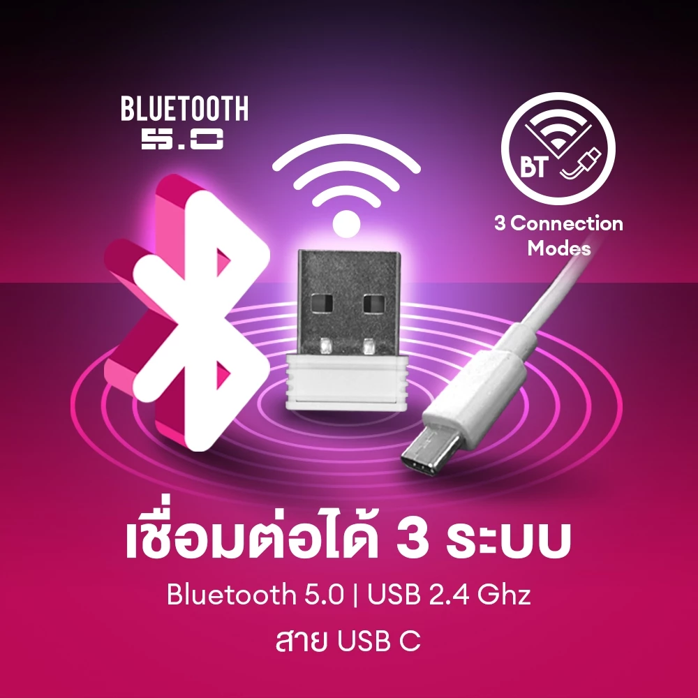 FANTECH MK912 คีย์บอร์ด 60% ที่สายโต๊ะคลีนเริ่มใช้กันเยอะ Image3