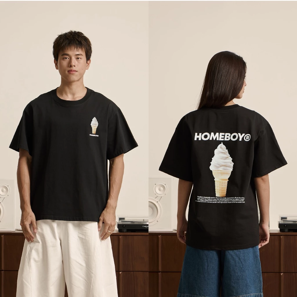 HOMEBOY HB.ICECREAM เสื้อโอเวอร์ไซซ์ที่สายสตรีทเริ่มใส่กันเยอะ Image1