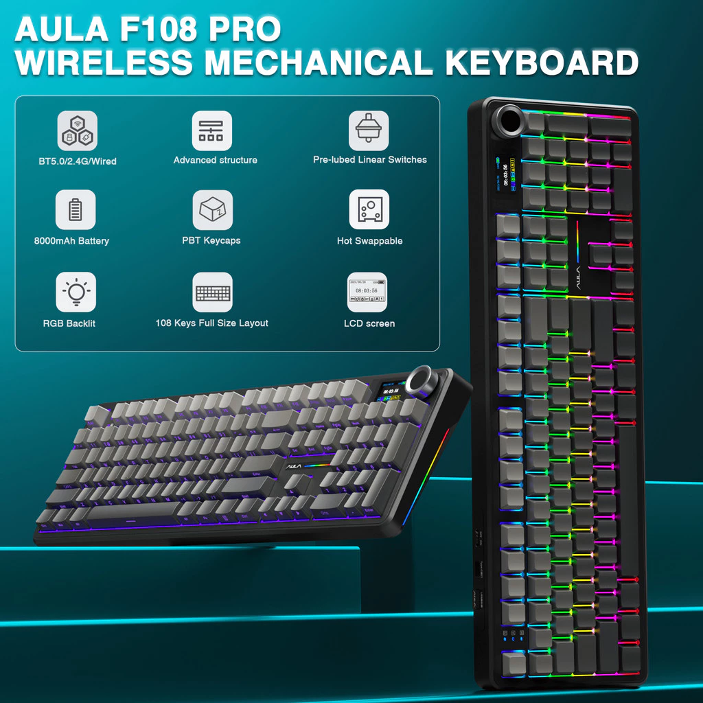 AULA F108 PRO คือคีย์บอร์ดที่สาย “เสียงดี + ฟีลคัสตอม” กำลังเล่นกันเยอะมาก Image2