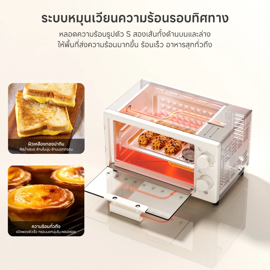Simplus DKXH005 เตาอบจิ๋วสายมินิมอล Image5
