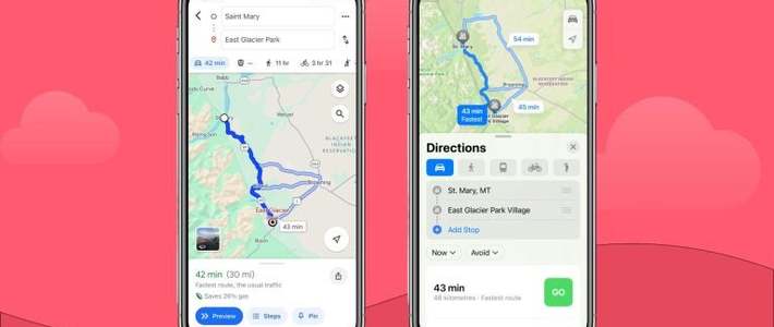 Google Maps vs Apple Maps สำหรับคนไทยปี 2026