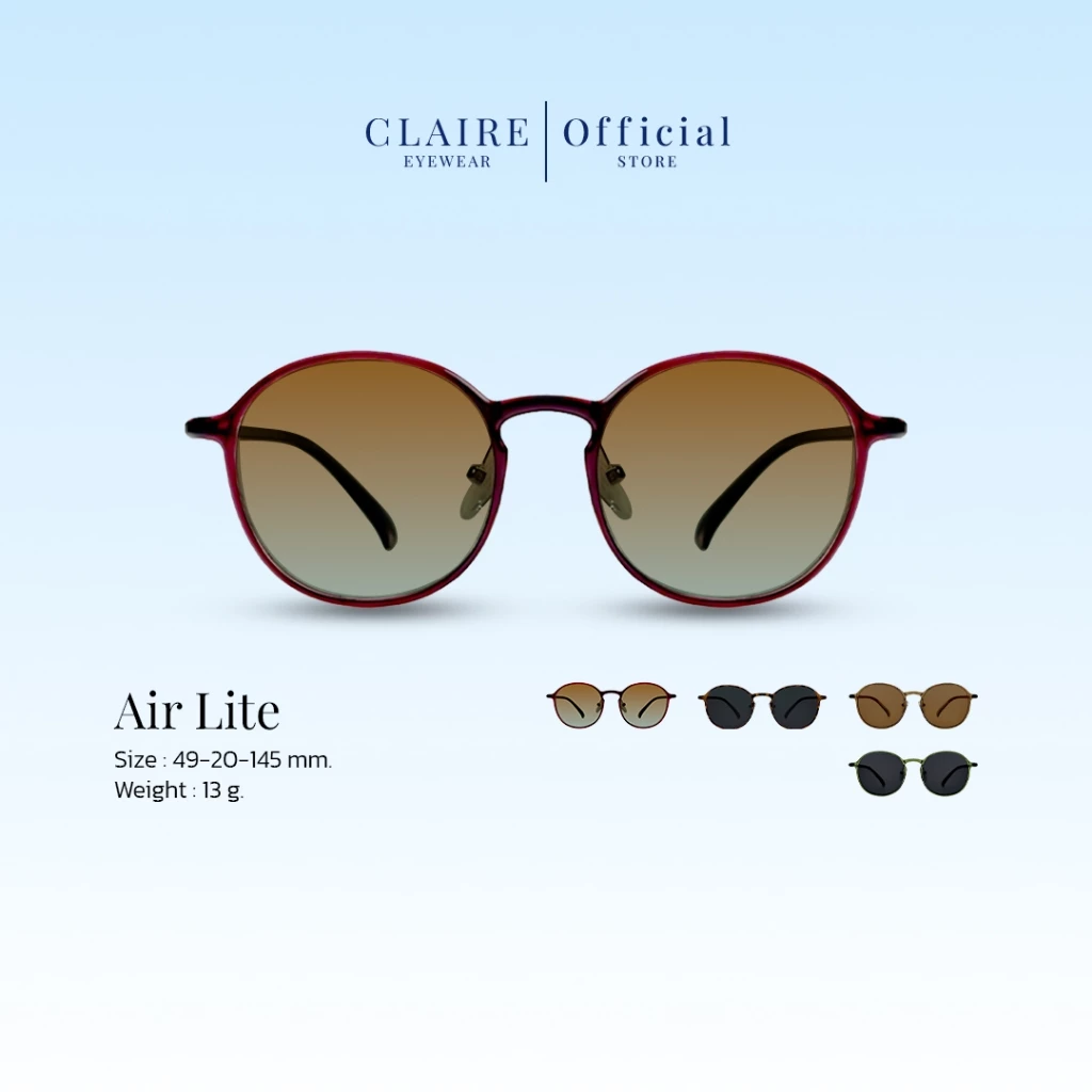 CLAIRE Air Lite เป็นแว่นกันแดดที่มาแนว “หยิบใส่ง่ายทุกวัน” มากกว่าแฟชั่นจัดเต็ม Image1