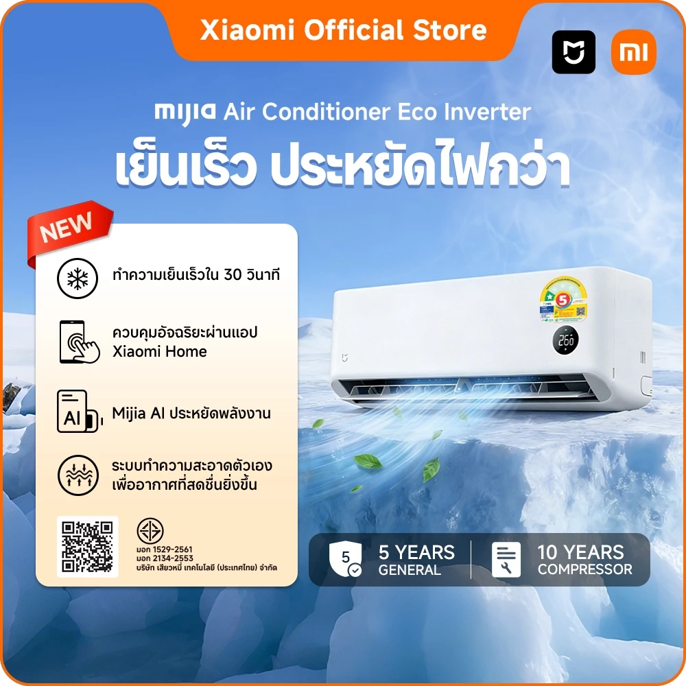Xiaomi Mijia Eco Inverter เป็นแอร์ที่ทำให้หลายคนเริ่มมอง Xiaomi จริงจังในตลาดเครื่องใช้ไฟฟ้ามากขึ้น Image1