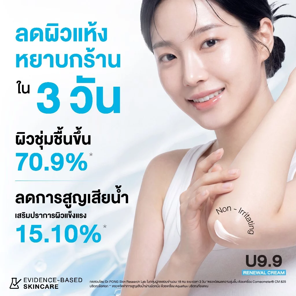 Dr.PONG U9.9 ครีมกู้ผิวแห้งที่คนขนคุดชอบมาก Image2