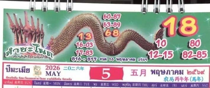 รวมเลขดัง 16 พ.ค. 2569 จากทุกสำนัก