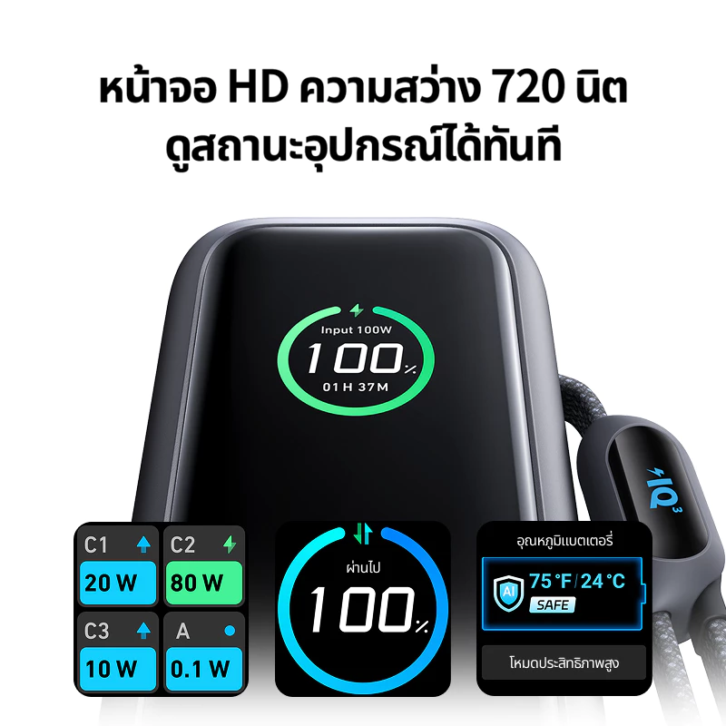Anker 25K 165W พาวเวอร์แบงก์ที่สายทำงานเริ่มพกแทนปลั๊ก Image3