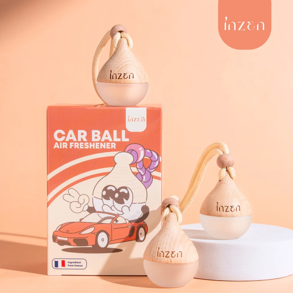 INZEN น้ำหอมรถยนต์แบบแขวนที่สายรถเริ่มชอบเพราะกลิ่นไม่ฉุน Image1