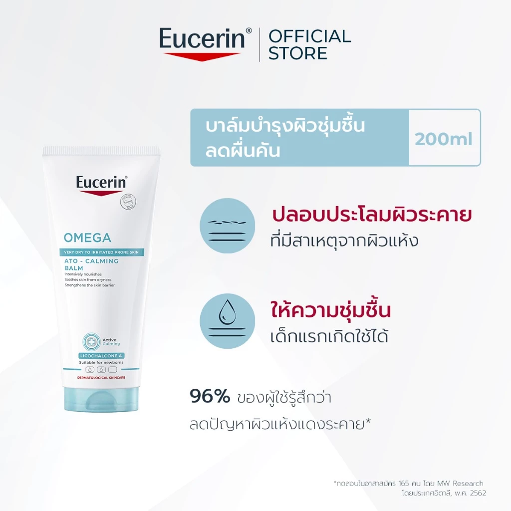 Eucerin Omega Balm ตัวดังของสายผิวแห้งคัน Image1