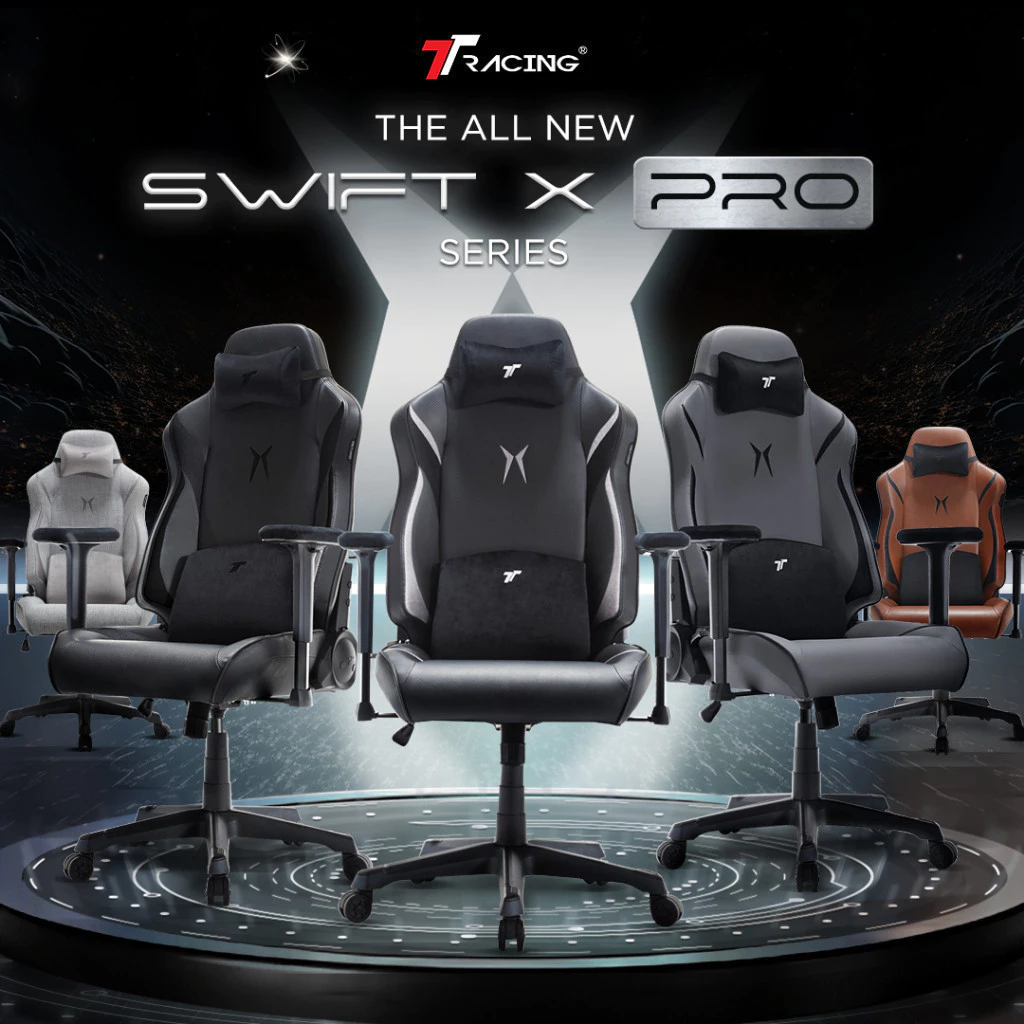 TTRacing Swift X Pro เก้าอี้เกมมิ่งนั่งสบาย ใช้งานได้ทั้งเล่นเกมและทำงาน Image2