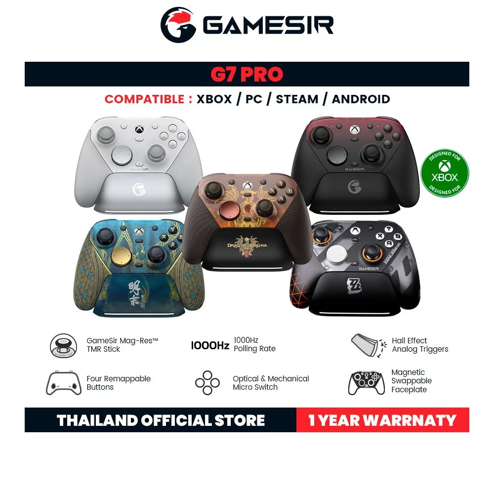 GameSir G7 Pro จอยเกมไร้สายรองรับ Xbox, PC และมือถือ พร้อม Hall Effect รุ่นใหม่ Image1