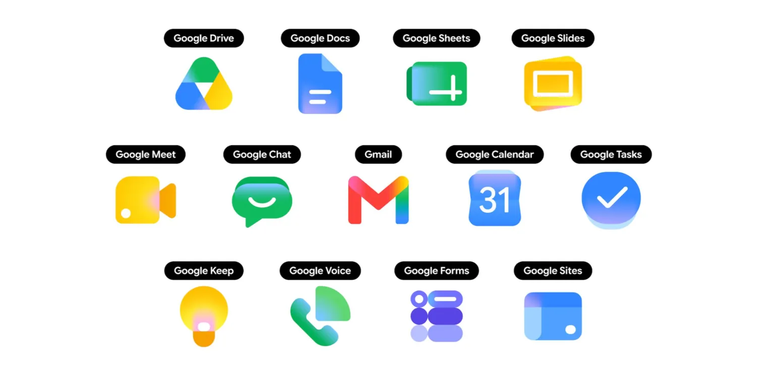 Google เปลี่ยนไอคอน Gmail ใหม่ ใช้โทน Gradient ทั้งชุด Image1