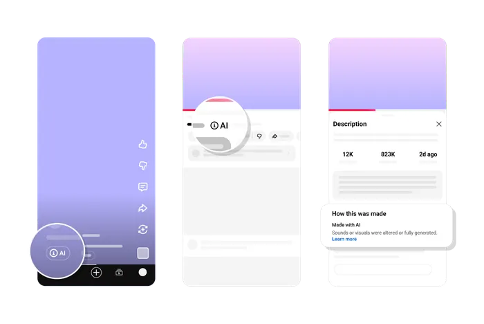 YouTube เริ่มติดป้าย AI อัตโนมัติ แม้ครีเอเตอร์ไม่แจ้งเอง Image2