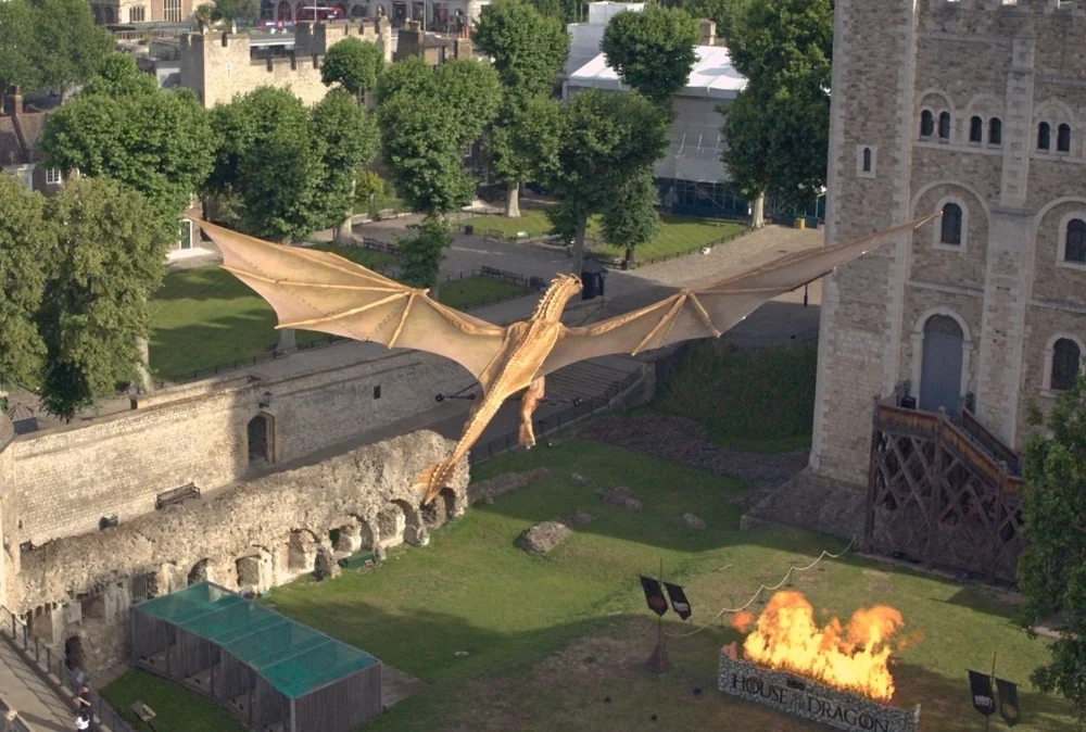 HBO Max ปล่อย "มังกรยักษ์" บินเหนือกรุงลอนดอน โปรโมต House of the Dragon ซีซัน 3 Image1