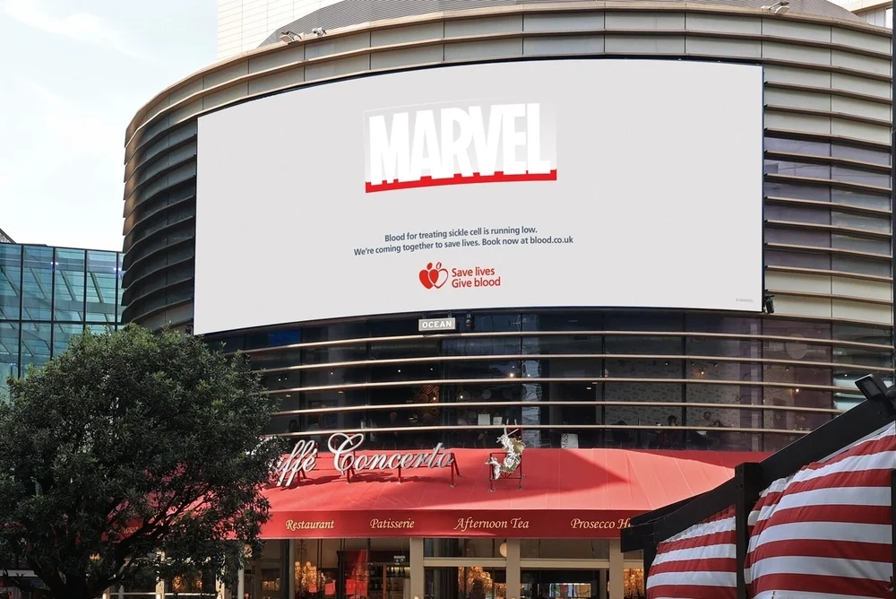 Marvel, Netflix และอีกหลายแบรนด์ ลบสีแดงออกจากโลโก้ เพื่อรณรงค์วันโรคเม็ดเลือดแดงรูปเคียวโลก Image1