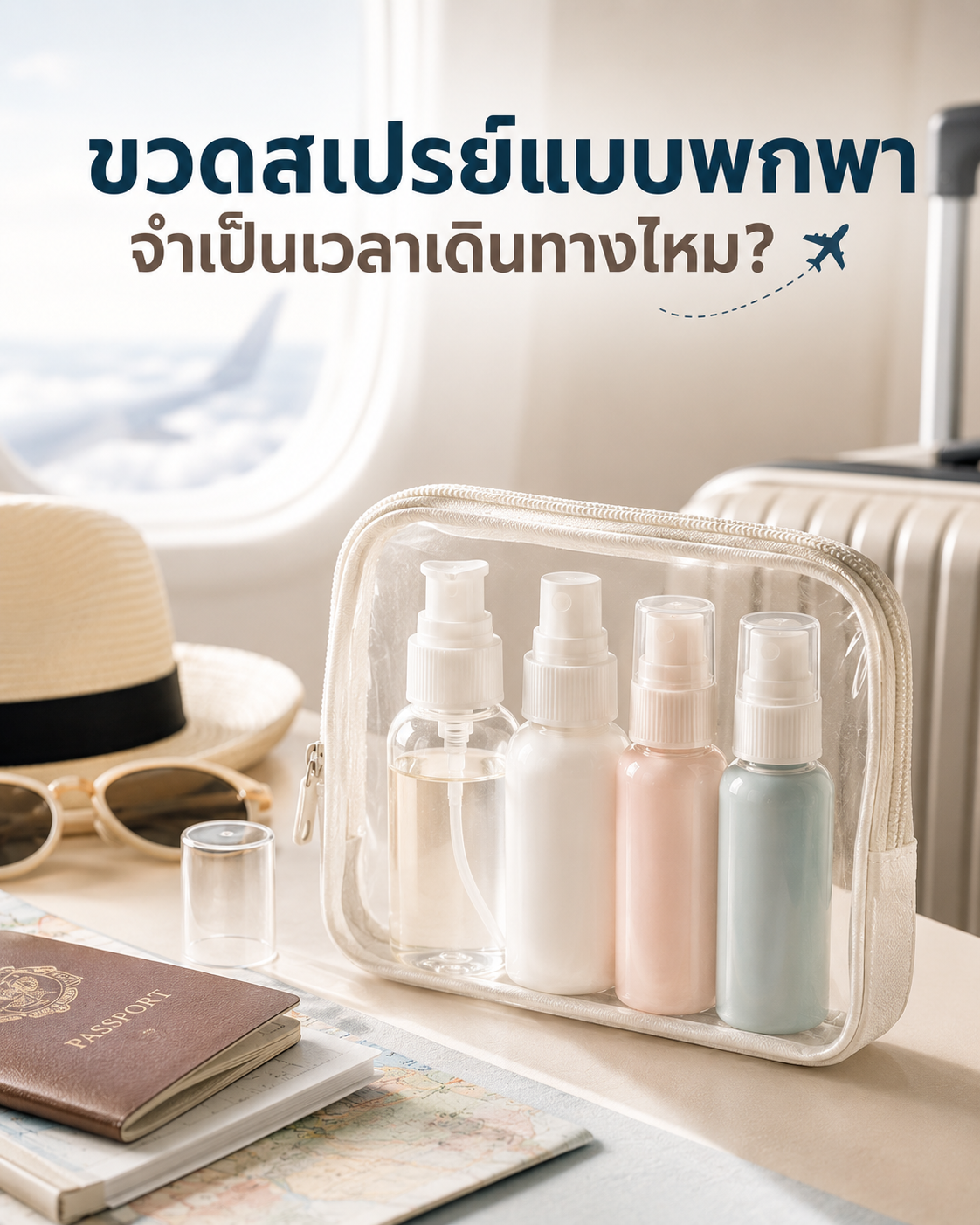 ขวดสเปรย์แบบพกพา จำเป็นเวลาเดินทางไหม? Image1