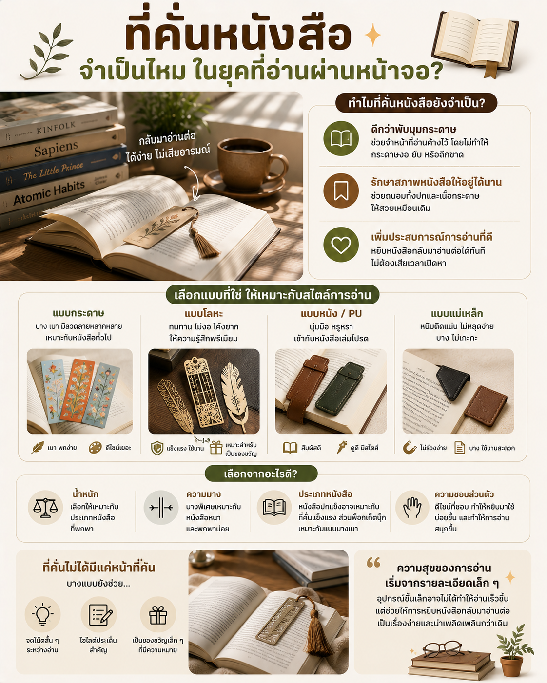 ที่คั่นหนังสือ จำเป็นไหม ในยุคที่อ่านผ่านหน้าจอ? Image1