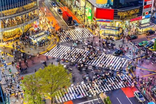 ชิบูย่า สแครมเบิล ครอสซิง (Shibuya Scramble Crossing) ทางม้าลายชื่อดังที่มีผู้คนข้ามพร้อมกันนับพันคน Image1