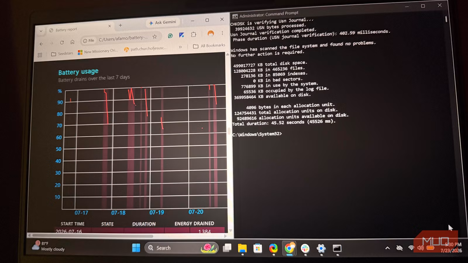 5 คำสั่งและการตั้งค่า Windows ที่ซ่อนอยู่ ช่วยยืดอายุแล็ปท็อป