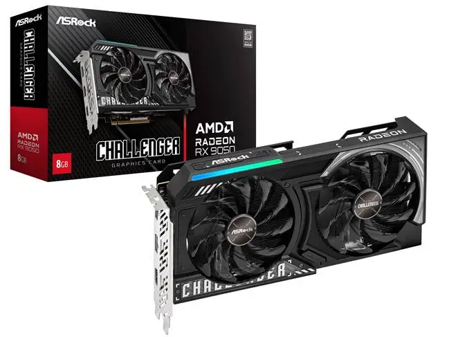 วิเคราะห์ ASRock Radeon RX 9050 Challenger 8GB การ์ดจอ RDNA 4 สำหรับสายประหยัด