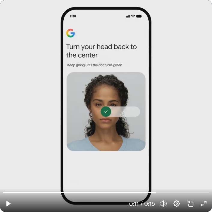 Google Selfie Video Sign-in จุดเปลี่ยนการยืนยันตัวตนด้วยวิดีโอสู่โลกไร้รหัสผ่าน